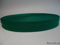 Тесьма окантовочная 22мм Т.зеленый 100м/упак
