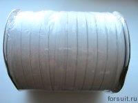 Резинка 10 мм белая 200м/рулон