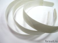 Заготовки для ободка пластик 25мм белые 6шт/упак