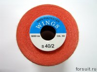 Нитки Wings 40/2 5000я № 108 коралл