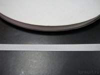 Лента репсовая 6 мм бел 100ярд