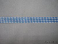 Лента декоративная голубая 10мм 50 ярд/упак
