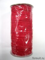 Шнур-резинка 2,5 мм красный 100м/уп