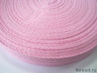 Тесьма киперная 20мм розовый 50ярд/рулон