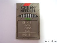 ORGAN иглы для ПШМ DBx1 (тонкая колба)  №110 10шт/уп