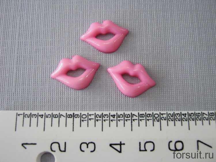 Рот для игрушек 19х13 розовый 20шт/упак 